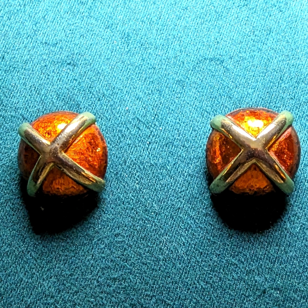 Vintage Bill Blass Clip Earrings
